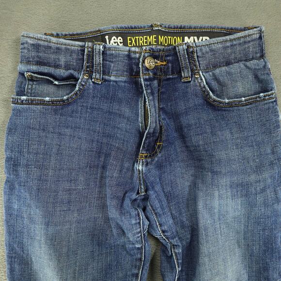 Lee Mens Extreme‎ Motion MVP Straight Fit Tapered Leg Jeans Size 31 x 30 - Picture 5 of 12